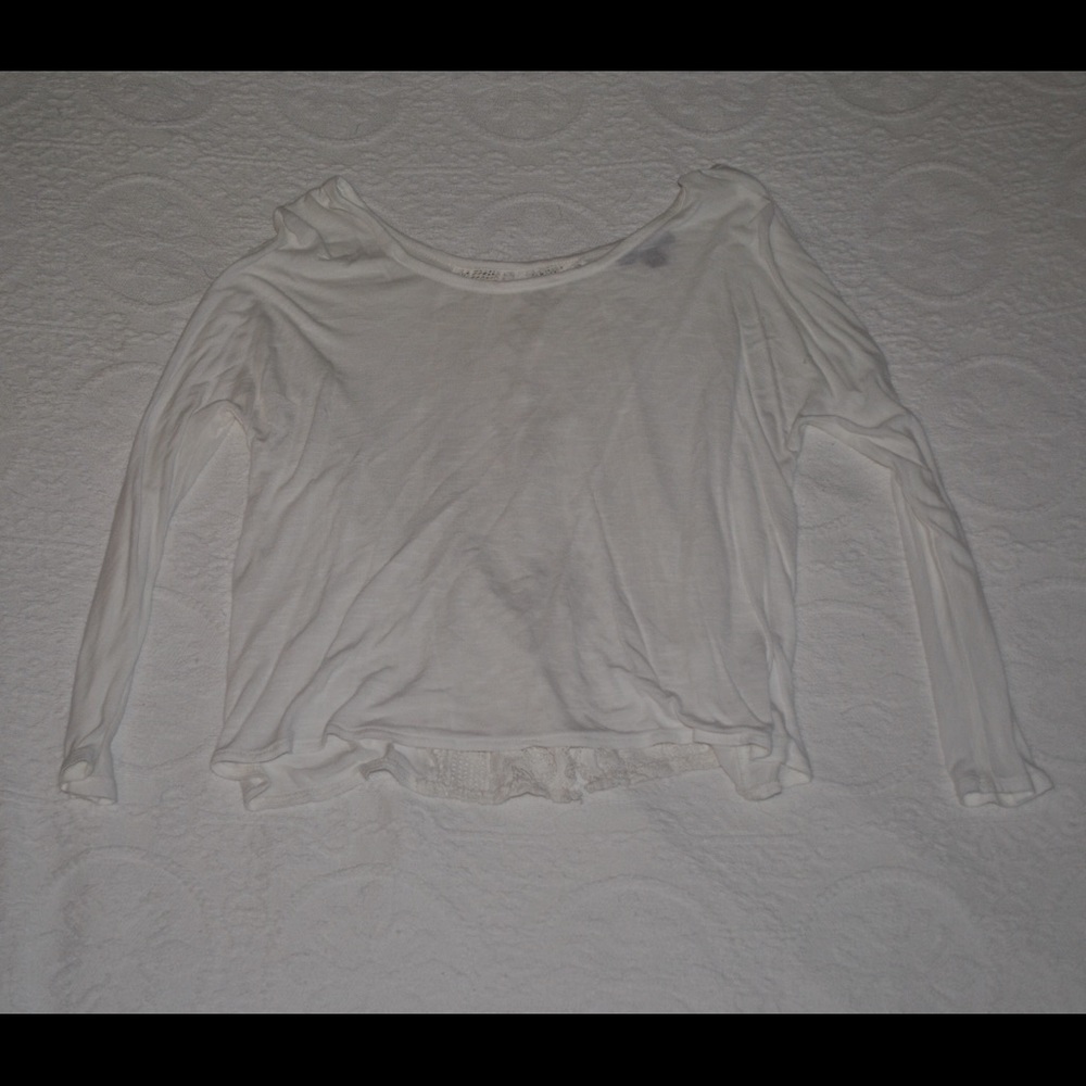 American Eagle open back shirt